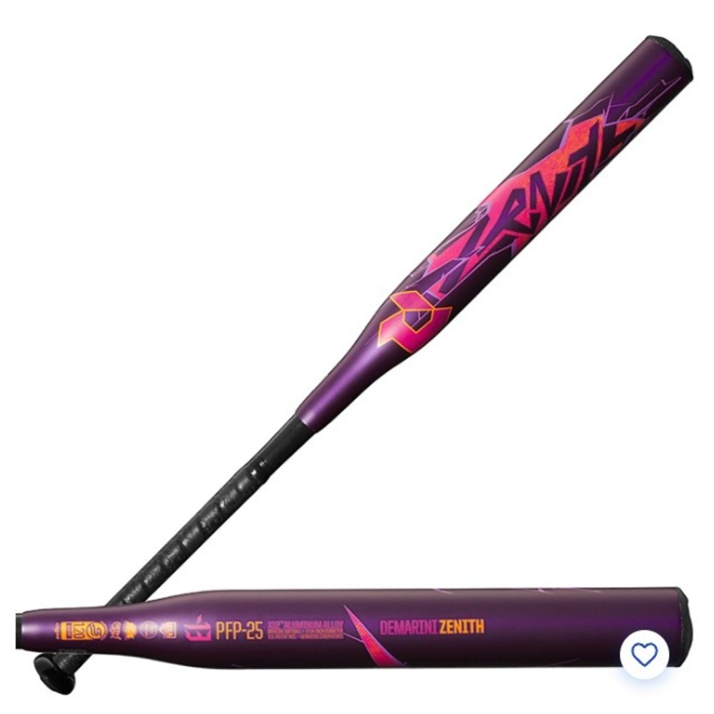 DeMarini Zenith PFP-25 Fastpitch Softball Bat 32in 19oz -13 X12 Alloy Purple NEW